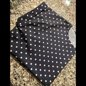 Polka Dot short sleeve blouse size XL